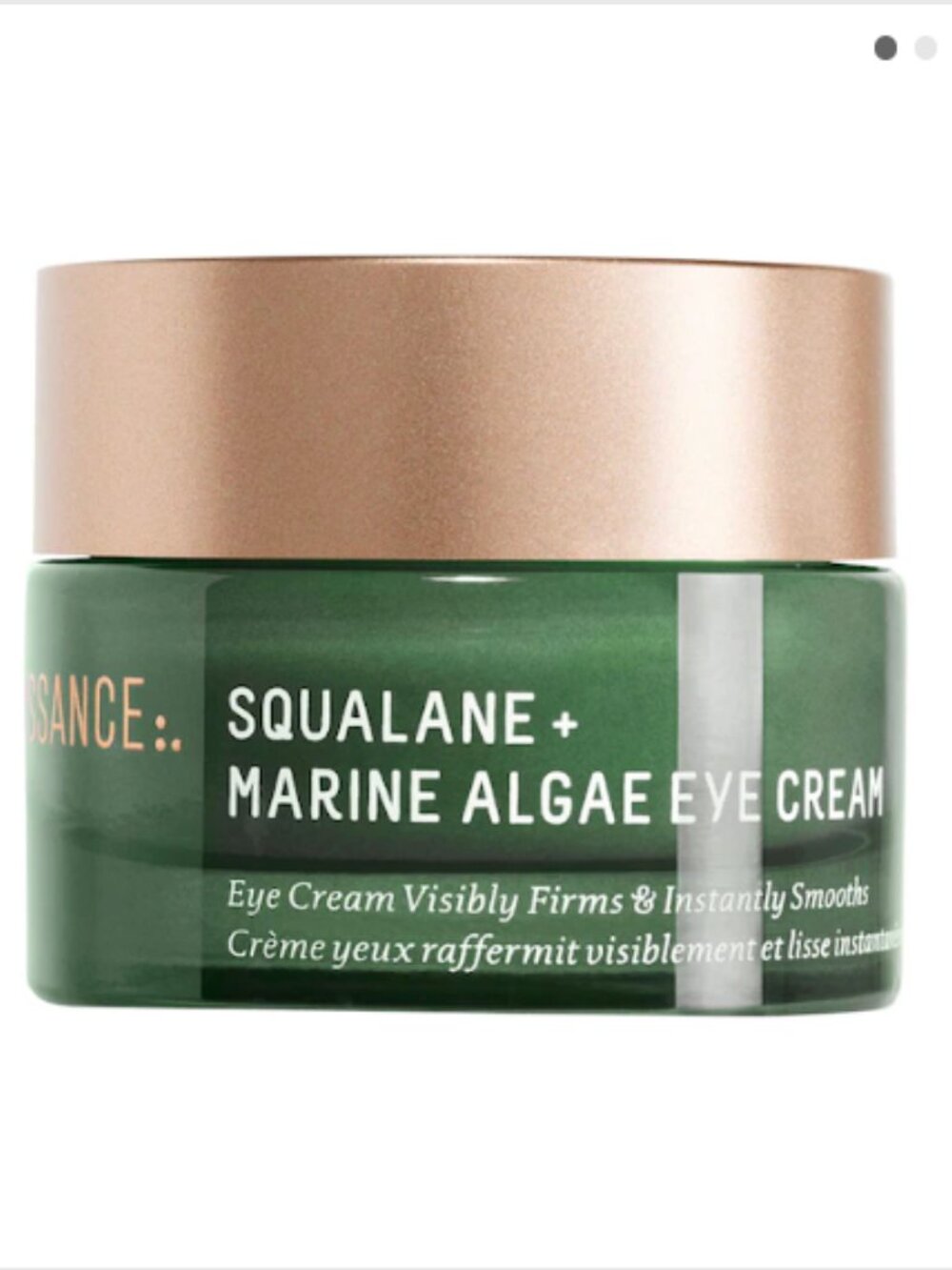 Biossance  Marine Algae Eye Cream for Fine Lines & Dark Circles + Squalane | NEW
